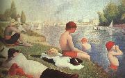 Georges Seurat Bathing at Asniers oil painting